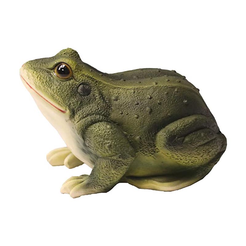 Resin Frog Statue Toad Animal Figurine Garden Sculptures – Ceramic ...
