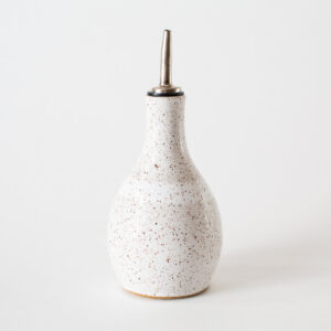  Nordic Style Cylinder Ceramic Olive Oil Cruet Oil and Vinegar Cruet Set for Kitchen