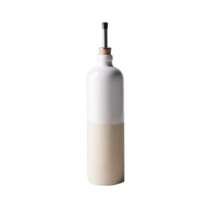 Rustic Nordic Style Kitchen Accessory Stoneware Ceramic Oil Cruet Olive Oil Dispenser