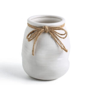 Hydrone design ceramic white vase modern farmhouses flower vases for centerpieces table home decor