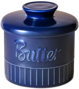 French Ceramic Porcelain Butter Crock