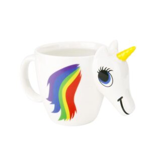Heat Sensitive Ceramic Unicorn Color Changing Rainbow Magic Mugs Cups