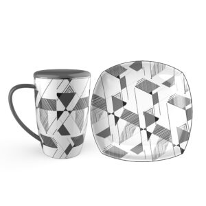 Ceramic Dinnerware Set Mug and Plate Set 