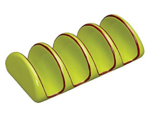 Factory Direct Green Mexican Ceramic Taco Holder