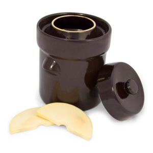 5L Kitchen Ceramic Fermenting Crock Sauerkraut Pot 