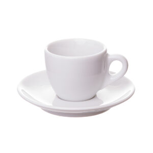 Ceramic Porcelain Espresso Coffee Cup and Saucer