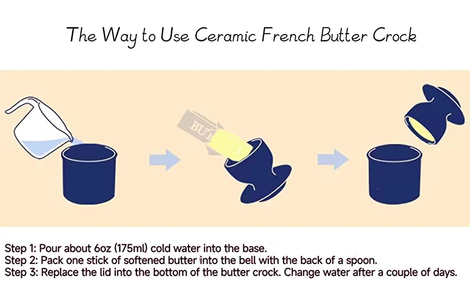 ceramic butter crock in bulk