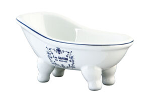 Ceramic Mini Bathtub Shaped Soap Dish