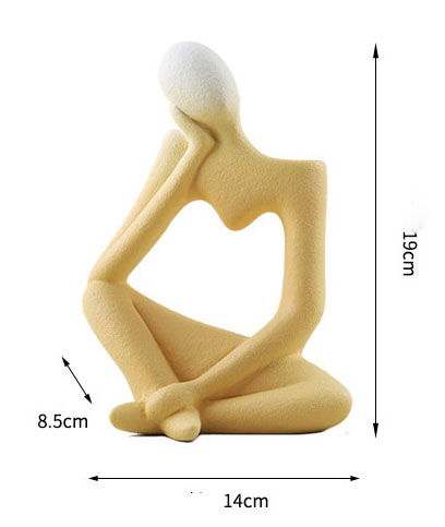 ceramic thinker vase