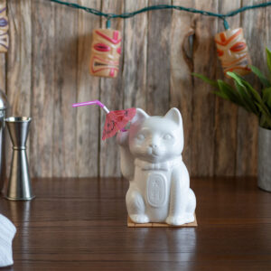 Custom Color Stoneware Cat Cocktail Cup Tiki Mug for Bar Hotel