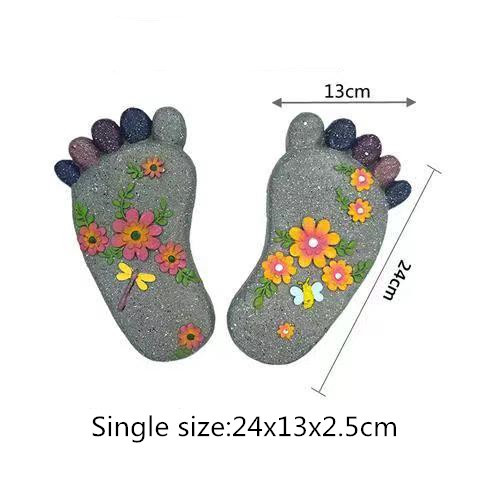 outdoor resin stepping stone