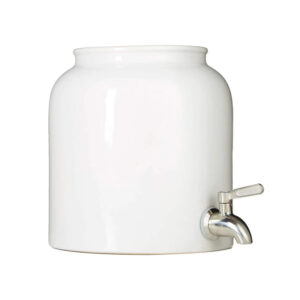 3L 5Liter Custom Tea Juice Maker Pitcher Pot Ceramic Water Dispenser with Stainless Steel Spigot