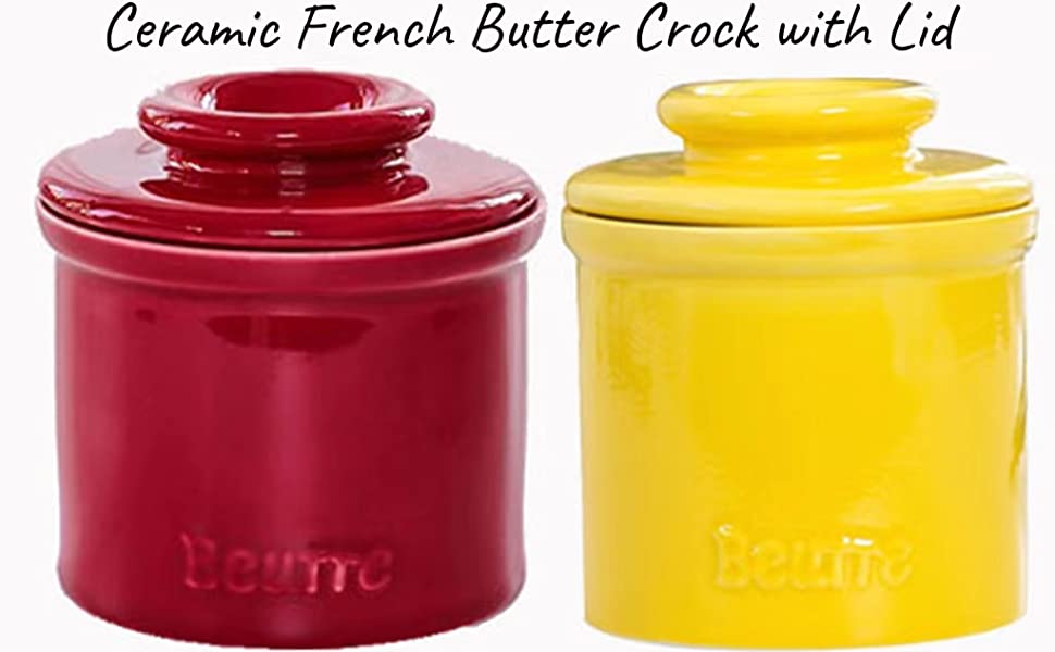 wholesale ceramic butter crock